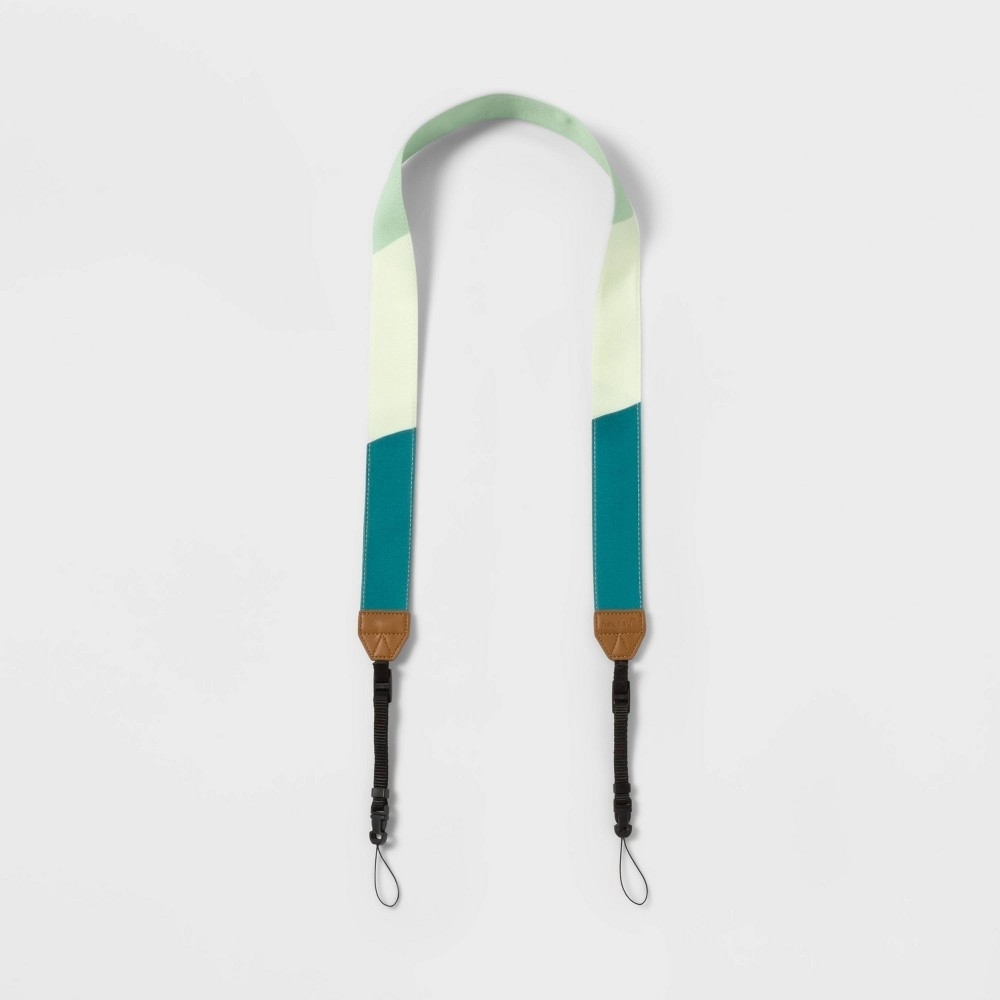 Mint and Teal Camera Strap